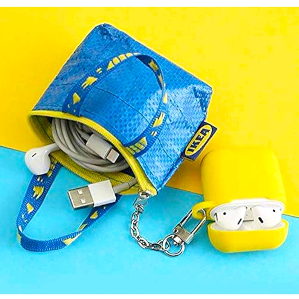 IKEA bag mini coin purse keychain NEW IKEA KEYCHAIN BAG- *Stocking Stuffer